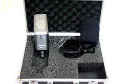 INVOTONE CM2000 - студийный конд.микрофон, 20Гц-20кГц, SPL 145db крепление"паук", ветрозащита, кейс - фото 24572