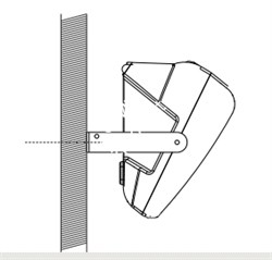 FBT SM-U 12 W - кронштейн для установки на стойку монитора StageMax (белый) - фото 24687