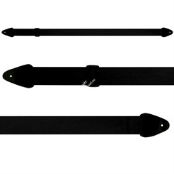 Perri's NWS20-98 - Нейлоновый ремень (2") для гитары (чёрный), с логотипом - фото 25797