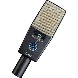 AKG C414XLS конденсаторный микрофон с 1" мембраной 2072Z00220. Диаграмма переключаемая. В комплекте: H85 держатель антивибрационный, PF80 поп-фильтр, W414 ветрозащита, кейс жесткий - фото 28273