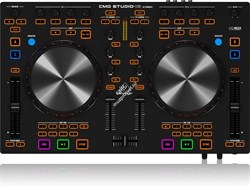 Behringer CMD STUDIO 4A-EU DJ-контроллер USB с 4-канальным аудиоинтерфейсом, 100мм Pich-фейдеры, 4xRCA, Phone TRS-Jack - фото 28329