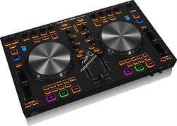 Behringer CMD STUDIO 4A-EU DJ-контроллер USB с 4-канальным аудиоинтерфейсом, 100мм Pich-фейдеры, 4xRCA, Phone TRS-Jack - фото 28332