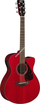 YAMAHA FSX800C RR - электроакустическая гитара, цвет рубиновый - фото 31292