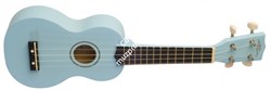 WIKI UK10S/BBL - гитара укулеле сопрано, клен, цвет синий матовый, чехол в комплекте - фото 31440