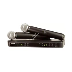 SHURE BLX288E/SM58 M17 - двухканальная радиосистема с 2-мя ручными передатчиками SM58 (662-686 MHz) - фото 35100