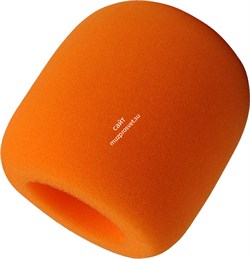 INVOTONE WS1/OR - ветрозащита для микрофонов, цвет оранжевый - фото 37899