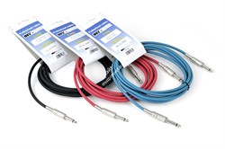 INVOTONE ACI1304/B - инструментальный кабель, 6,3 джек моно <-> 6,3 джек моно, длина 4 м (синий) - фото 38117