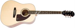 EPIPHONE AJ-220S Solid Top Acoustic Natural акустическая гитара, цвет натуральный - фото 38635