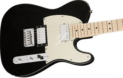Fender Squier Contemporary Telecaster HH, Maple Fingerboard, Black Metallic Электрогитара, звукосниматели HH, цвет черный - фото 42513