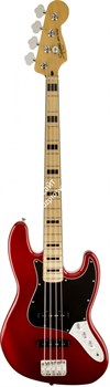 FENDER SQUIER VINTAGE MODIFIED JAZZ BASS® '70S MAPLE FINGERBOARD CANDY APPLE RED, бас-гитара 4 стр, цвет красный металлик - фото 42944