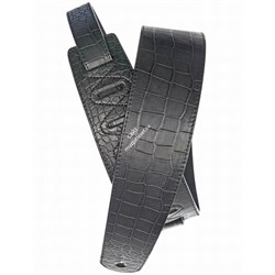 PLANET WAVES 25ALI-01 LEATHER STRAP ALIGATOR кожаный гитарный ремень, рисунок Aligator (крокодиловая кожа) - фото 43544