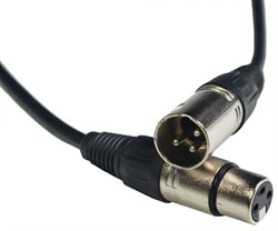 ROCKDALE MC001-15M готовый микрофонный кабель, разъёмы XLR, длина 15 м - фото 43705