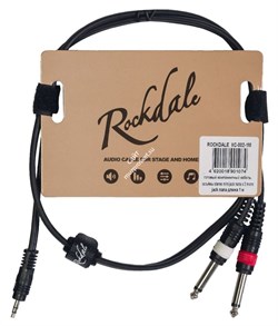 ROCKDALE XC-002-3M готовый компонентный кабель, разъёмы stereo mini jack папа x 2 mono jack папа длина 3 м - фото 43712