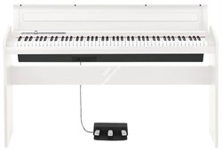 KORG LP-180-WH цифровое пианино, 10 тембров, тройная педаль, стойка и адаптор питания в комплекте, цвет белый - фото 43839