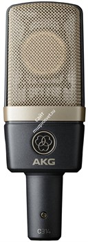 AKG C314 микрофон конденсаторный кардиоидный с переключаемой диаграммой направленности, 20-20000Гц, 20мВ/Па - фото 44241