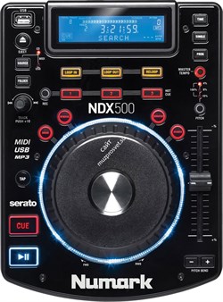 NUMARK NDX500, настольный CD/MP3-плеер, USB-Flash, встроенная аудио карта, USB-midi - фото 44336