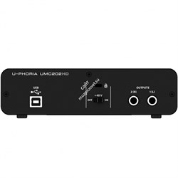 BEHRINGER UMC202HD внешний интерфейс USB для записи и воспроизведения звука на компьютере (PC / MAC) - фото 44373