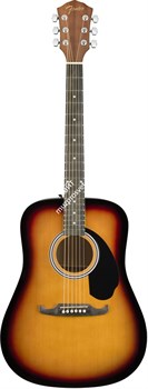 FENDER FA-125 Dreadnought w/bag, SB акустическая гитара с чехлом, цвет санберст - фото 44708