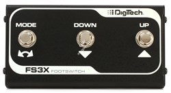 Digitech FS3X фут-свич 3-хкнопочный. Кабель TRS в комплекте. - фото 45565