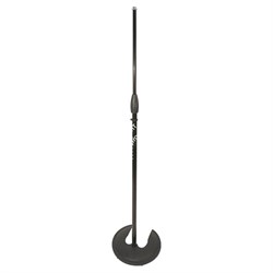 Ultimate Support PRO-R-SB стойка микрофонная прямая, цельное фигурное основание,высота 89-159см, диаметр основания 28.6см,  вес 3.7кг, черная - фото 46083