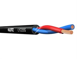 KLOTZ SCY 2025 (SCY225) Спикерный инсталляционный кабель 2х2.5 мм, цвет черный, двойная изоляция, катушка 100 м - фото 47878