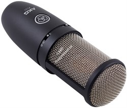 AKG P220 конденсаторный кардиоидный микрофон, мембрана 1", 20-20000Гц, 20мВ/Па, SH300 "паук", кейс - фото 48611