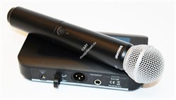 SHURE BLX24E/SM58 K3E 606-630 MHz радиосистема вокальная с капсюлем динамического микрофона SM58 - фото 57467
