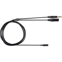 SHURE BCASCA-NXLR3QI 3-Pin XLR and 1/4' джек кабель для гарнитуры BRH50M/440M/441M (19 см) - фото 57722