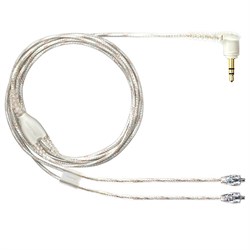 SHURE EAC46CLS отсоединяемый кабель для наушников SE846, прозрачный, посеребренные MMCX коннекторы - фото 58250