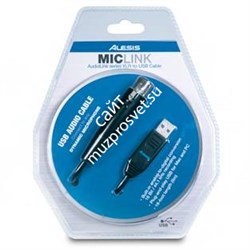 ALESIS Mic Link USB-кабель для микрофона (XLR3-мама -> USB) - фото 58328