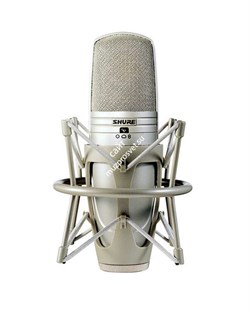 SHURE KSM44A/SL студийный конденсаторный микрофон с алюминиевым кофром и гибким креплением - фото 58413