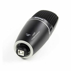 SHURE PG27USB кардиоидный конденсаторный USB микрофон c большой диафрагмой, аттенюатор -20дБ, подключение к ПК по USB - фото 58465