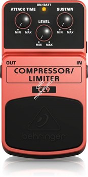 BEHRINGER COMPRESSOR/LIMITER CL9 гитарная педаль Compressor/Limiter - фото 59416