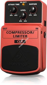 BEHRINGER COMPRESSOR/LIMITER CL9 гитарная педаль Compressor/Limiter - фото 59417