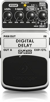 BEHRINGER DIGITAL DELAY DD600 гитарная педаль цифрового стерео эффекта Delay/Echo - фото 59436