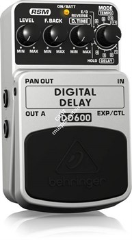 BEHRINGER DIGITAL DELAY DD600 гитарная педаль цифрового стерео эффекта Delay/Echo - фото 59437