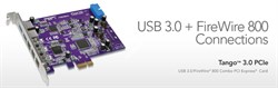 Sonnet Tango FireWire 800/USB PCIe Card (3 FireWire 800 + 2ext+2int USB 3.0 ports) - фото 59986