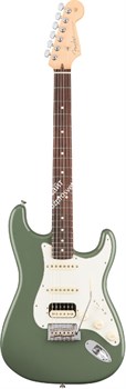 FENDER AM PRO STRAT HSS SHAW RW ATO электрогитара American Pro Stratocaster HSS, цвет антик олив, палисандровая накладка грифа - фото 60575