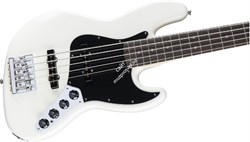 FENDER DLX ACTIVE JAZZ BASS V PF OWT бас-гитара 5 стр. Deluxe Active Jazz Bass V, цвет олимпик уайт, накладка грифа Пао Ферро - фото 60602