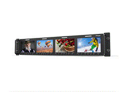 Мониторная сборка 4 x 4.3" LCD (800x480) 2RU Multi-Channel Rack Monitor (3G/HD/SD-SDI, Composite) - фото 61491