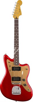 FENDER SQUIER DLX JAZZMSTER CNDY APLE RED TR - электрогитара Deluxe Jazzmaster, накладка грифа палисандр, тремоло, цвет красный - фото 62620