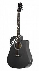 Fender Squier SA-105CE Dreadnought Black W/Fishman Preamp электроакустическая гитара - фото 63340