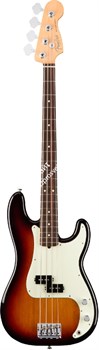 FENDER AM PRO P BASS RW 3TS бас-гитара American Pro Precision Bass, 3 цветный санберст, палисандровая накладка грифа - фото 63446