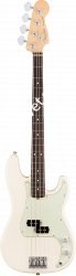 FENDER AM PRO P BASS RW OWT бас-гитара American Pro Precision Bass, цвет олимпик уайт, палисандровая накладка грифа - фото 63452