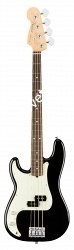 FENDER AM PRO P BASS LH RW BK бас-гитара American Pro Precision Bass, леворукая, цвет черный, палисандровая накладка грифа - фото 63498