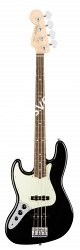 FENDER AM PRO JAZZ BASS LH RW BK бас-гитара American Pro Jazz Bass, леворукая, цвет черный, кленовая накладка грифа - фото 63564