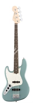 FENDER AM PRO JAZZ BASS LH RW SNG бас-гитара American Pro Jazz Bass, леворукая, цвет соник грэй, палисандровая накладка грифа - фото 63572