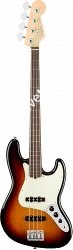 FENDER AM PRO JAZZ BASS FL RW 3TS бас-гитара American Pro Jazz Bass , безладовая, 3 цветный санберст, палисандровая накладка - фото 63600