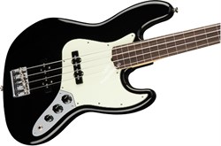 FENDER AM PRO JAZZ BASS FL RW BK бас-гитара American Pro Jazz Bass , безладовая, цвет черный, кленовая накладка грифа - фото 63610