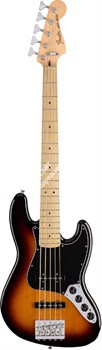 FENDER DLX ACTIVE J BASS V MN 3TSB бас-гитара Deluxe Active Jazz Bass V, 3-х цветный санберст, кленовая накладка грифа - фото 63638